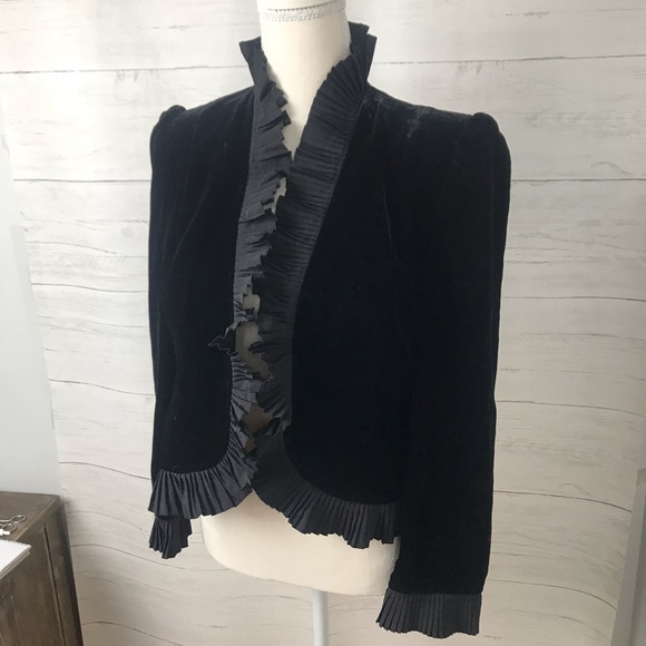 NYGARD COLLECTION VELVET JACKET - Picture 2 of 6